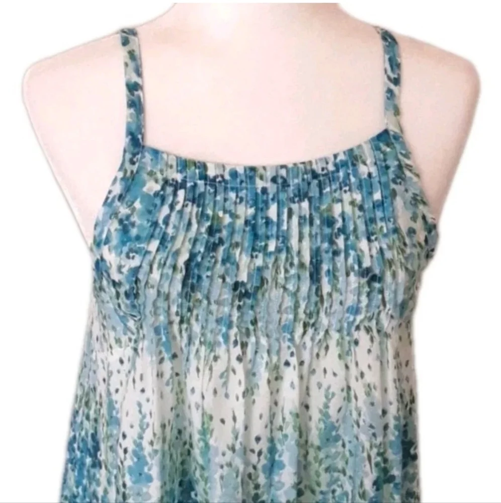 NWT Christy Dawn The Lily Cottage Core Dress in Morning Gladiola Blue/White Sz M